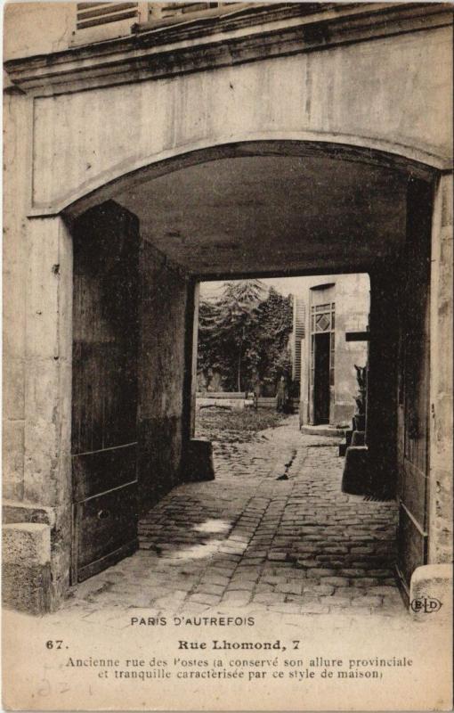 Carte postale ancienne Paris 5e - Rue Lhomond, 7 à Paris 5e
