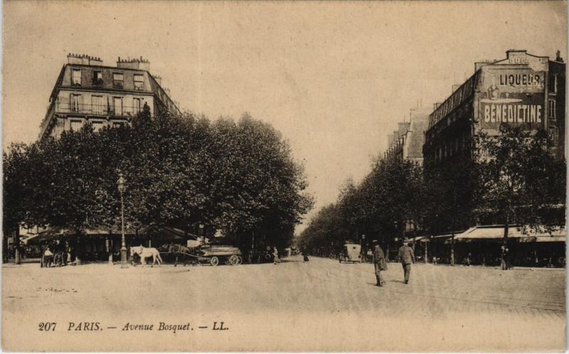 Carte postale ancienne Paris 7e - 207. Avenue Bosquet à Paris 7e