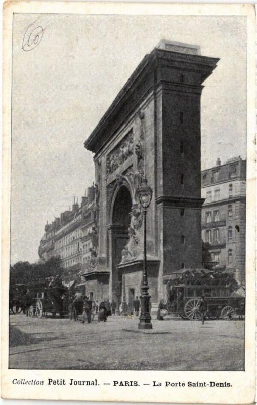 Carte postale ancienne Paris 10e - La Porte Saint-Denis à Paris 10e
