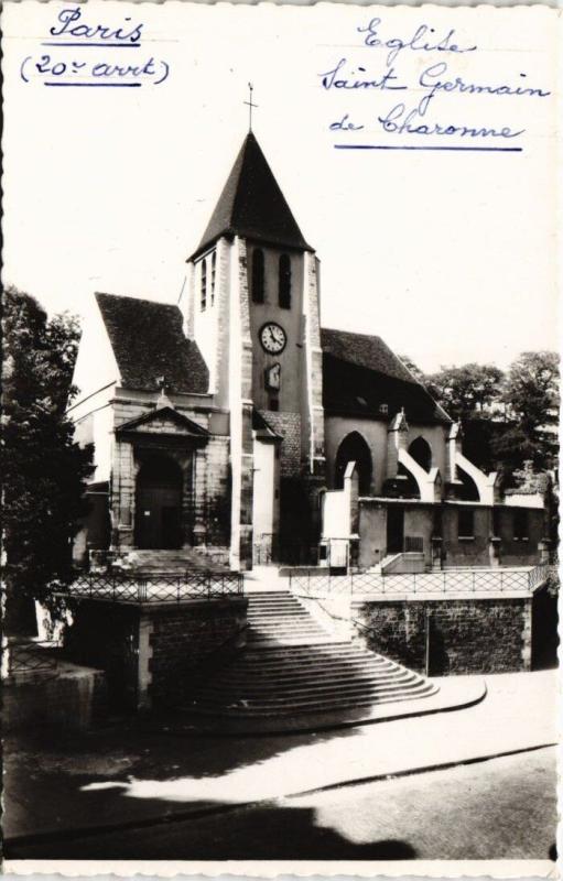 Carte postale ancienne Saint-Germain de Charonne à Paris 20e