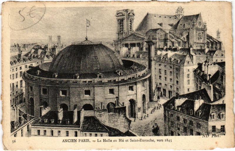 Carte postale ancienne Ancien Paris - La Halle au Blé