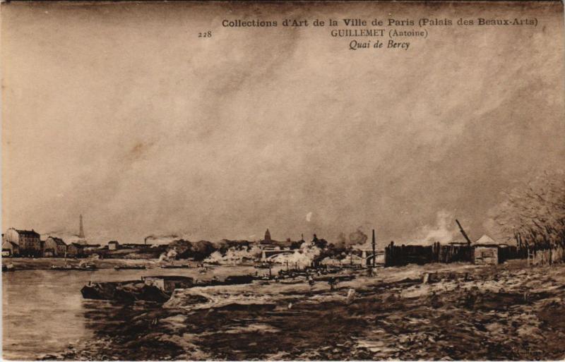 Carte postale ancienne Paris 12e - Collections d'Art de la Ville de Paris à Paris 12e