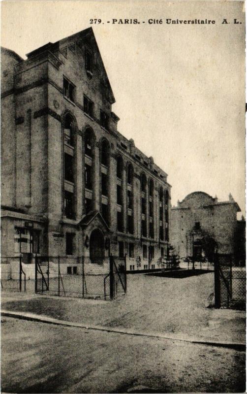 Carte postale ancienne Cité Universitaire à Paris 14e
