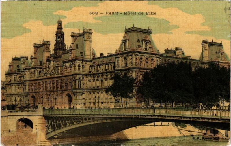 Carte postale ancienne Paris 5e - Hotel de Ville à Paris 5e