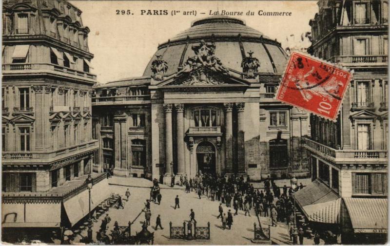 Carte postale ancienne Paris 1e - La Bourse de Commerce à Paris 1er