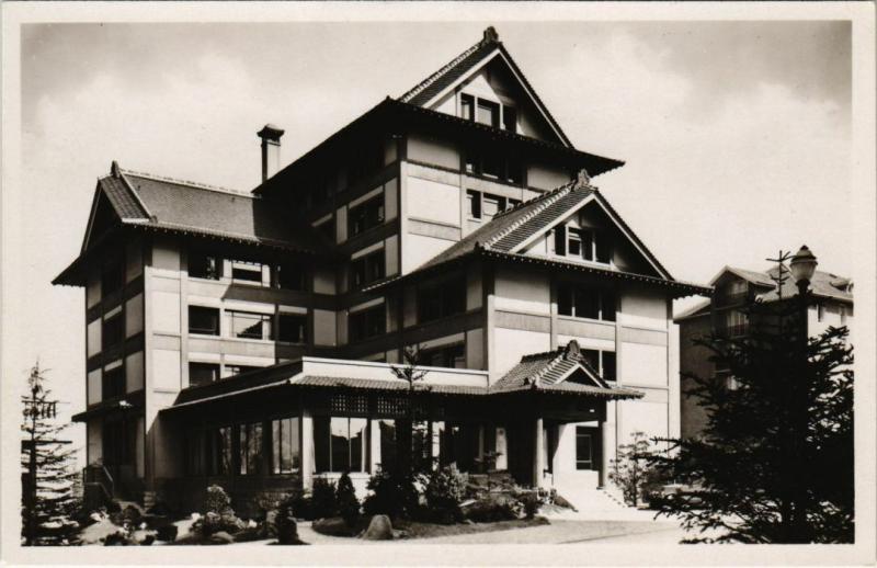 Carte postale ancienne Cité Universitaire - Pavillon du Japon à Paris 14e