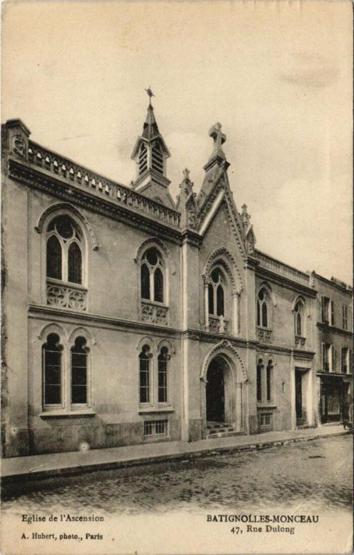 Carte postale ancienne Batignolles-Monceau - Eglise de l'Ascension à Paris 17e