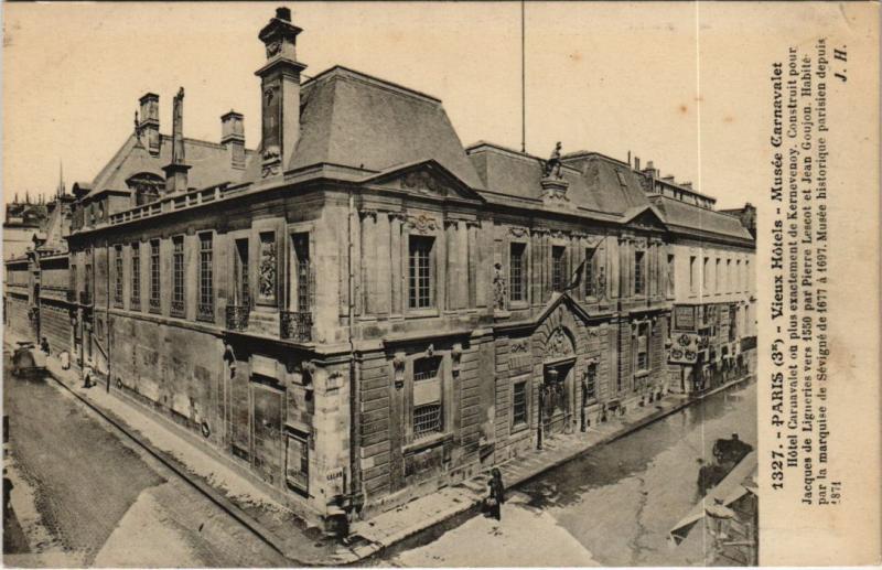 Carte postale ancienne Paris 3e - Musée Carnavalet à Paris 3e