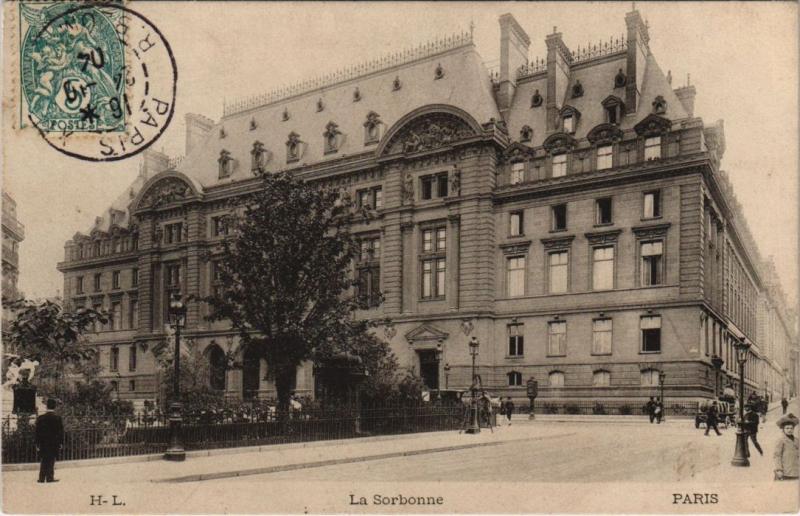 Carte postale ancienne Paris 5e - La Sorbonne à Paris 5e