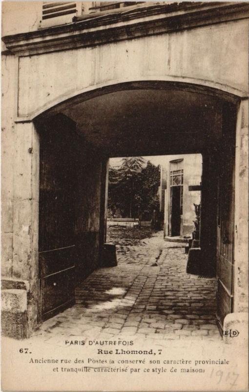 Carte postale ancienne Paris 5e - Rue Lhomond, 7 à Paris 5e