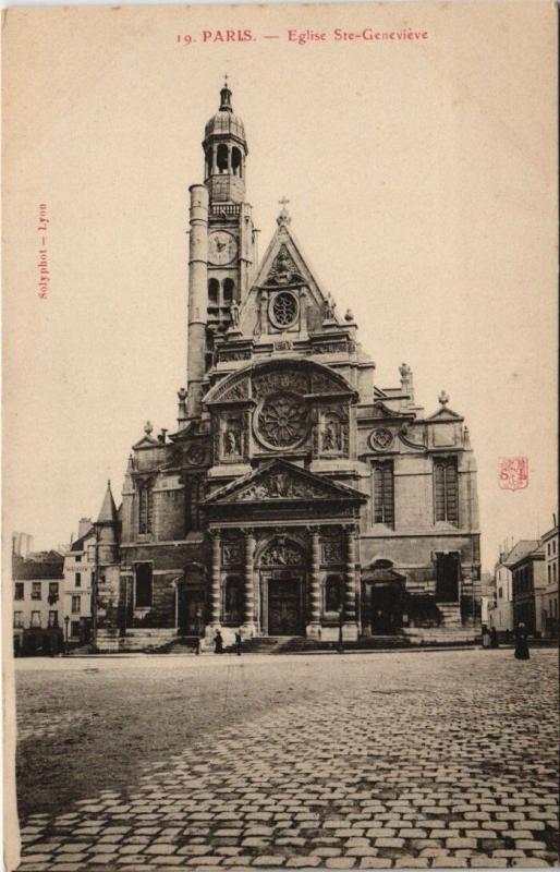 Carte postale ancienne Paris 5e - Eglise Sainte-Geneviève à Paris 5e