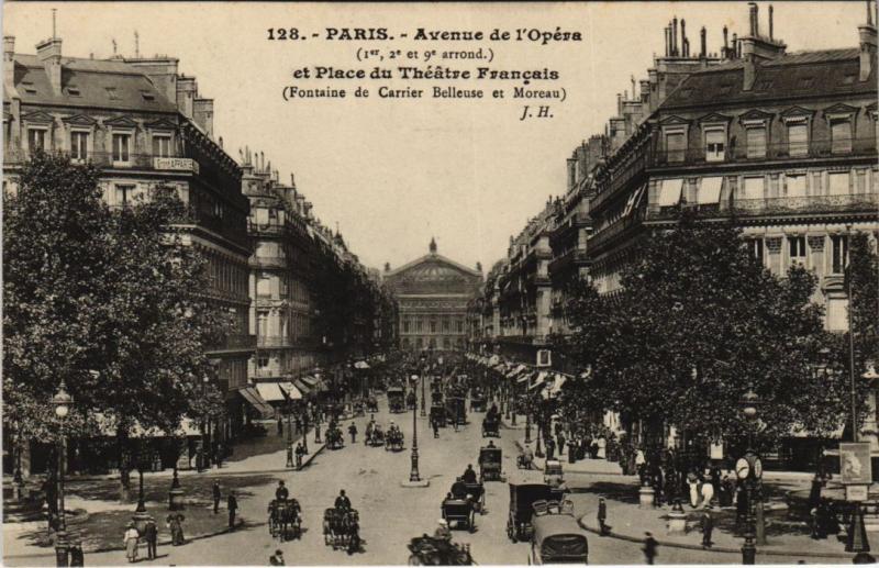 Carte postale ancienne Paris 2e - Avenue de la Opéra à Paris 2e