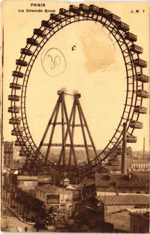 Carte postale ancienne La Grande Roue à Paris 7e