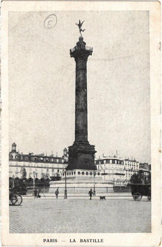 Carte postale ancienne Paris 11e - La Bastille à Paris 11e
