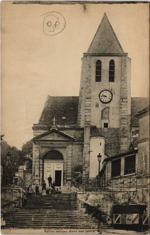 Carte postale ancienne Eglise Saint-Germain de Charonne à Paris 20e