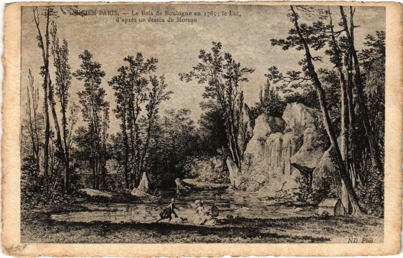 Carte postale ancienne Ancien Paris - Le Bois de Boulogne