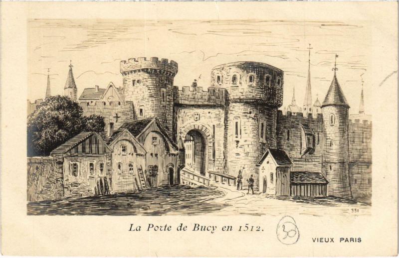 Carte postale ancienne Ancien Paris - La Plorte de Bercy