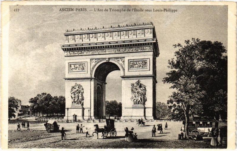 Carte postale ancienne Ancien Paris - L'Arc de Triomphe