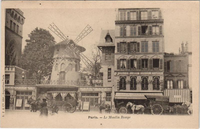 Carte postale ancienne Paris - Le Moulin Rouge à Paris