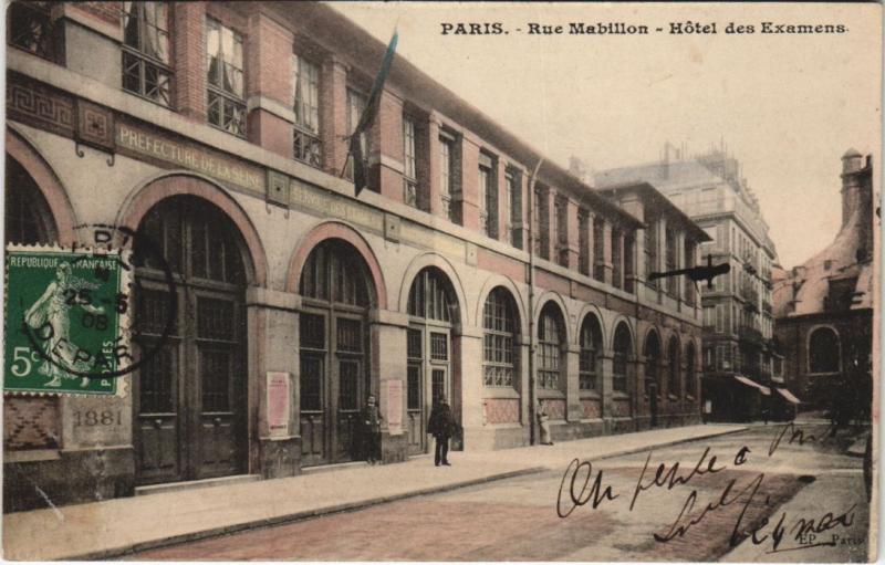 Carte postale ancienne Paris - Rue Mabillon - Hotel des Examens à Paris