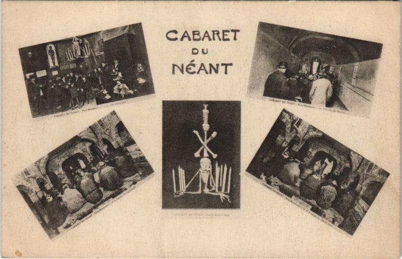 Carte postale ancienne Paris - Cabaret du Néant à Paris
