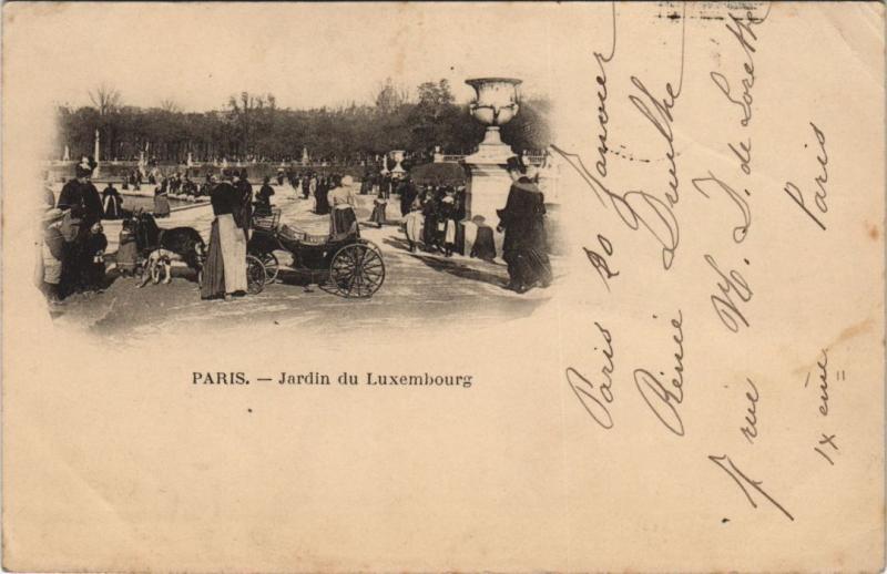 Carte postale ancienne Paris - Jardin du Luxembourg à Paris