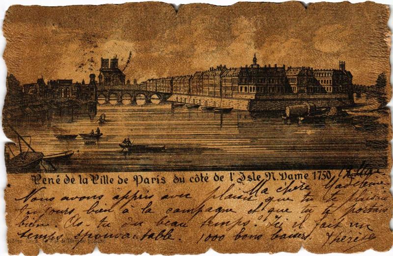 Carte postale ancienne Ancien Paris - René de la Ville de Paris