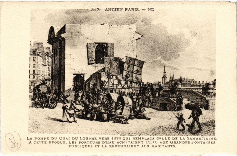 Carte postale ancienne Ancien Paris - Le Pompe du Quai