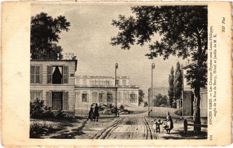 Carte postale ancienne Ancien Paris - Les Champs-Elysées