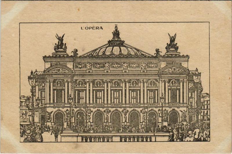 Carte postale ancienne Paris 2e - L'Opéra à Paris 2e