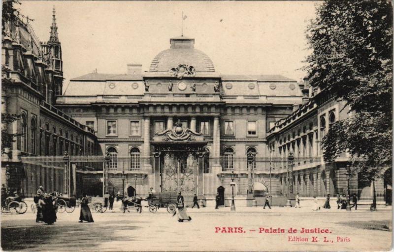 Carte postale ancienne Paris 4e - Palais de Justice à Paris 4e