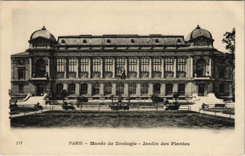 Carte postale ancienne Paris 5e - Musée de Zoologie - Jardin des Plantes à Paris 5e