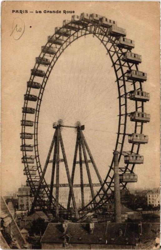 Carte postale ancienne La Grande Roue à Paris 15e