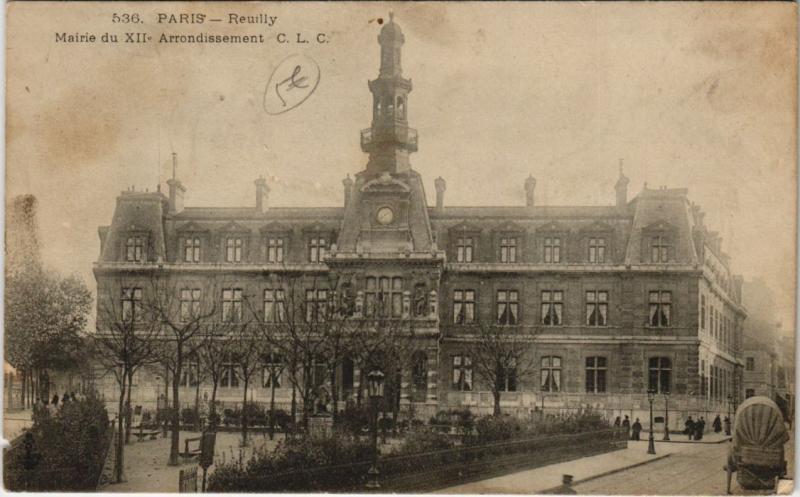Carte postale ancienne Reuilly - Mairie du XIIe Arrondissement à Paris 12e