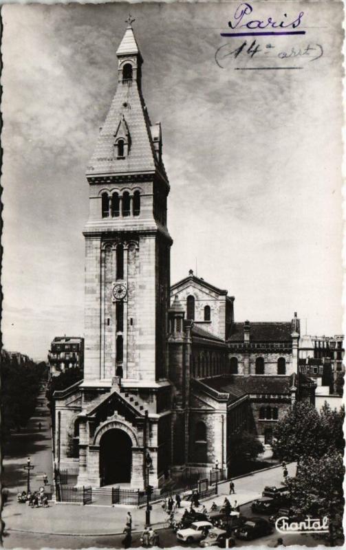 Carte postale ancienne L'Eglise Saint-Pierre de Montrouge à Paris 14e