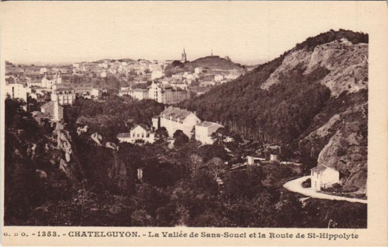 Carte postale ancienne Chatel-Guyon Vallee Sans Souci