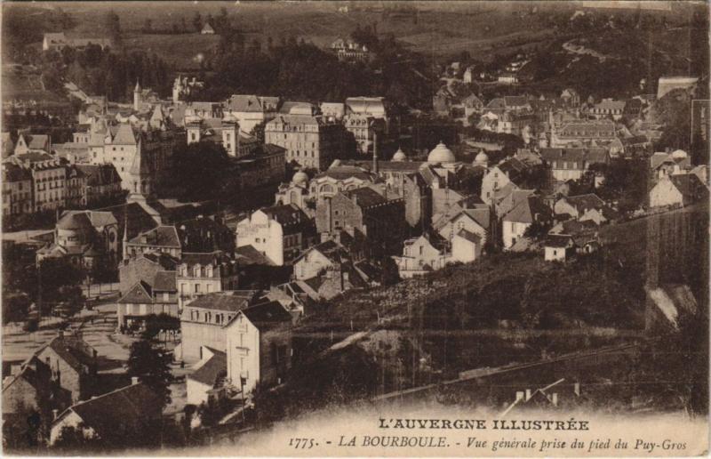 Carte postale ancienne La Bourboule vue generale à La Bourboule