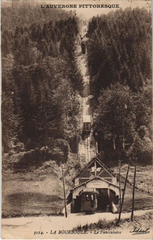 Carte postale ancienne La Bourboule Le Funiculaire à La Bourboule