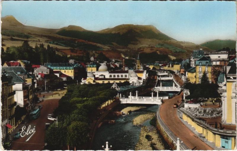 Carte postale ancienne La Bourboule vue generale sur les Ponts à La Bourboule