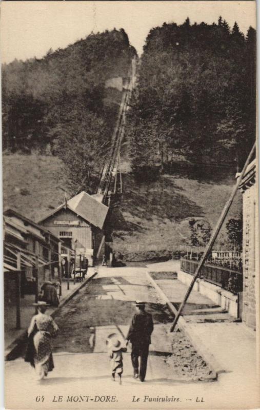 Carte postale ancienne Mont Dore Le Funiculaire à Mont-Dore