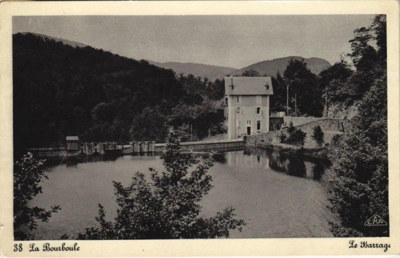Carte postale ancienne La Bourboule Le Barrage à La Bourboule