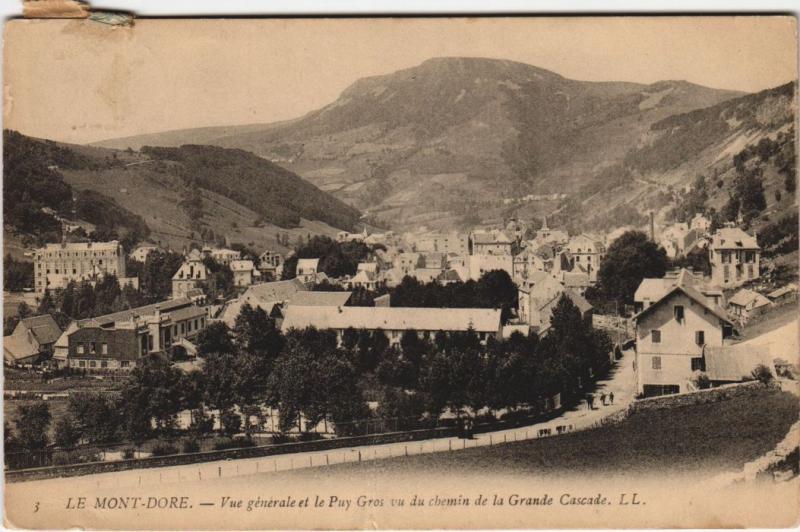 Carte postale ancienne Mont Dore vue generale à Mont-Dore