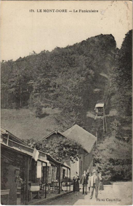 Carte postale ancienne Mont Dore Le Funiculaire à Mont-Dore