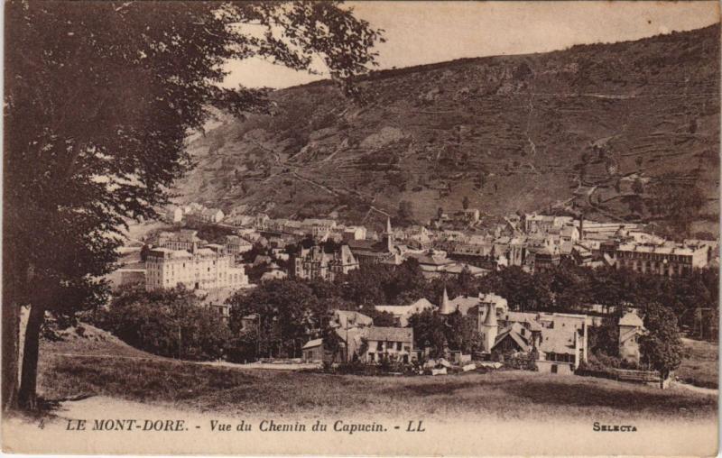 Carte postale ancienne Mont Dore vue generale à Mont-Dore