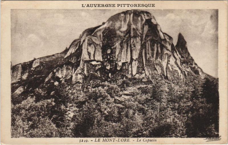 Carte postale ancienne Mont Dore Le Capucin à Mont-Dore