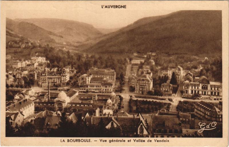 Carte postale ancienne La Bourboule vue generale à La Bourboule