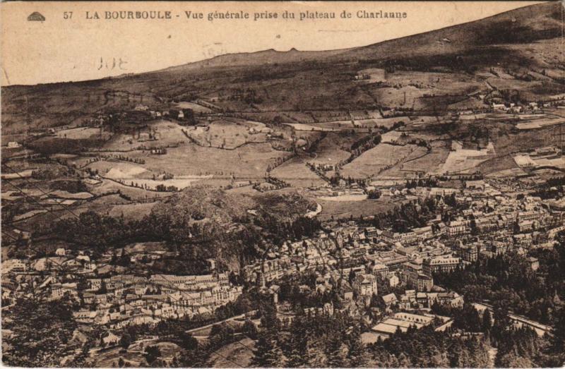 Carte postale ancienne La Bourboule vue generale à La Bourboule