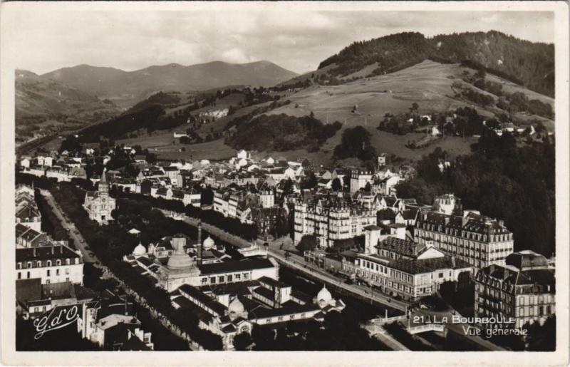 Carte postale ancienne La Bourboule vue generale à La Bourboule