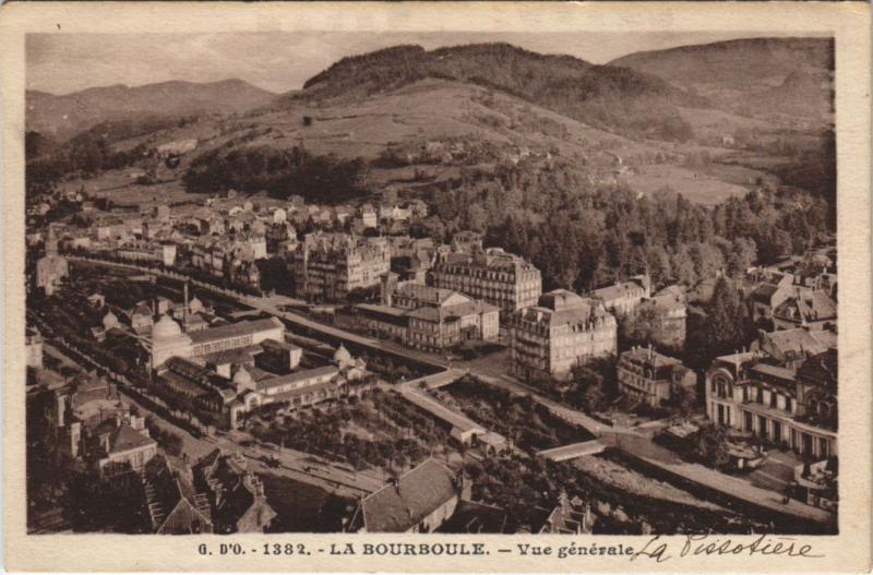 Carte postale ancienne La Bourboule vue generale à La Bourboule