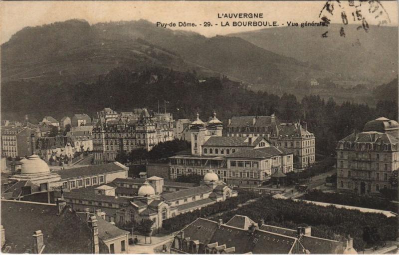 Carte postale ancienne La Bourboule vue generale à La Bourboule